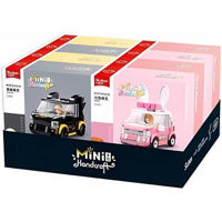 Конструктор Sluban B1051 Mașina cu figurină, cu inerție (în as.)