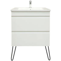 Dulap pentru lavoar Bayro универсальный Studio под умыв. Argo 600 белый мат