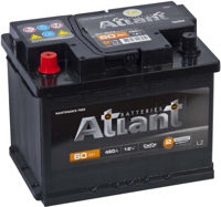 Автомобильный аккумулятор Atlant batteries 6CT 60 Ah R+ Atlant Black