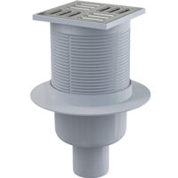 Trap de duș Alcaplast APV32 105x105 /50мм Прямой нержавеющая сталь