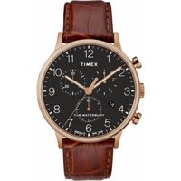 Waterbury Classic Chronograph 40mm Leather Strap Watch