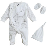 Детская одежда Minikin 231760362 Набор 3 ед CARS 62см milk