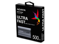 .500GB ADATA Portable Elite SSD SE880 Titanium, USB-C 3.2 (64.8x35x12.3mm, 31g, R/W:2000/2000MB/s)