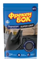 Mănuşi din nitril Freken Bok Super Grip, mărimea M-L, 6 buc.