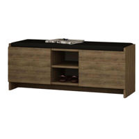 Полка для обуви Trendy Zulla, Stejar intunecat 110x43x37cm
