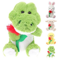 Jucărie de pluș Promstore 54786 Jucarie de plus cu floare 20cm, in asortiment