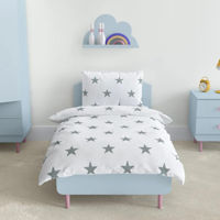 Домашний текстиль Relaxe Home Подростковое постельное бельё Soft Dreams 145x210 см Stars Grey