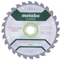 Disc de tăiere Metabo 628284000 Panza ferastrau circular 216x30 28WZ 5