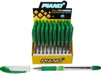 Ручка гелевая PT-335 soft ink 0.7mm, зеленая