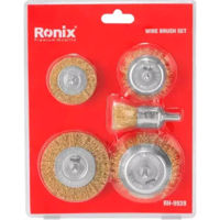 Набор головок, бит, насадок Ronix RH-9939 набор щеток проволочных для дрели 5шт