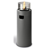 Încălzitor de exterior Enders Semineu pe gaz Nova Led L, Grey/Black (560530)