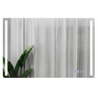 Oglindă baie Bayro Sigma 1200x800 LED touch c подогревом, часами и термометром