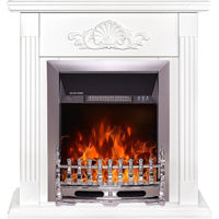 Șemineu electric ArtFlame Sorina & Galileo silver, 900x900x270 mm, Alb