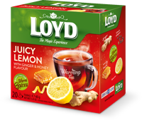 LOYD Warmig Tea Juicy Lemon with Ginger & Honey, 20 пак