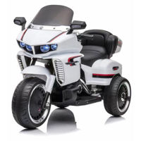 Mașină electrică pentru copii Richi RT9199/1 Motocicleta pe acumulator, alba