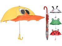 Umbrela pentru copii D42.5cm Cine/Duck/Buburuza/Broasca