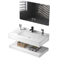 Dulap pentru lavoar SanDonna Set 1009A (60cm) piatra sinterizata