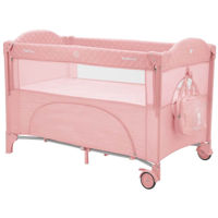 Манеж Kikka Boo 31003010113 Milky Way Pink 2023, pliabil cu 2 niveluri