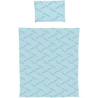 Lenjerie de pat pentru copii Chipolino Falling star KOSCLOSET0241BFS blue