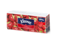 Платочки "Kleenex", клубника, 10 шт