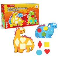 Настольная игра miscellaneous K1910 Joc educativ Dinozauri colorați, 20 elem.