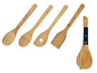 Набор кухонных инструментов EH 4шт, 23сm, бамбук