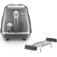 Тостер DeLonghi CTOT2103.GY Icona Metallics