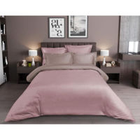 Textile de casă Cottony SLPSL Satin de Lux Mouve Inchis Uniton/Mocca Uniton : euro