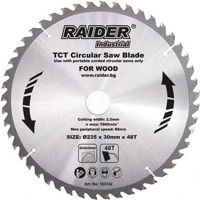 Диск отрезной Raider 163142 Диск пильный по дереву 235x48Tx30мм Industrial