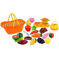 Игрушка Promstore 42877 Набор Кухня с продуктами в корзинке 21ед