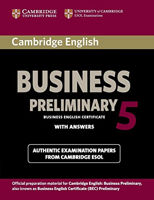 Cambridge English Business 5 Preliminary	Student Book with Answers