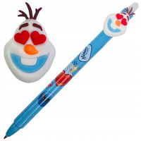 Автоматическая шариковая ручка Colorino стираемая синяя 0,5 мм Frozen