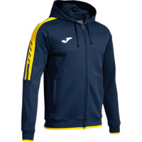 Îmbrăcăminte sport Joma Olimpiada Zip-Up Hoodie Navy Yellow (2XS) 103707.339