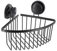 Полка для ванной Tendance 55740 Raft pe ventuze 19.7x19x6.5cm, metal negru