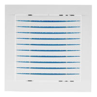 Вентилятор вытяжной Europlast HR2020 Grila-trapa Hybrid cu filtru din plastic 200x200mm