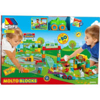 Set de construcție Molto 22490 TRAIN + PLAYMAT