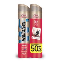 WELLAFLEX HAIRSPRAY VOLUME 2X250ML