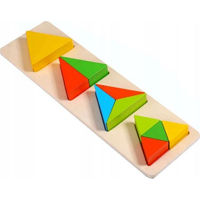 Головоломка miscellaneous 7692 Sortator din lemn "Forme geometrice" 4 forme 170014/199901
