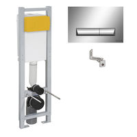 Set de instalare IMPRESE pentru closetă 3in1, îngust de 30 cm (instalare, fixări, buton crom PAN)