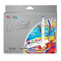 Набор маркеров Colorino Artist 1-5 мм 12 шт.