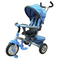 Велосипед-коляска Baby Mix UR-ET-B30-3BLUE Трицикл Тайфун