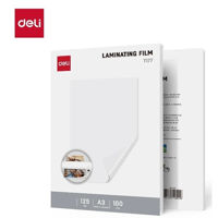 Плёнка для ламинирования Deli DLET177, A3, 125мkм, 100 листов