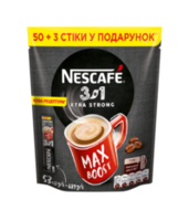 Кофейный напиток Nescafe 3в1 Extra Strong, 50+3 шт