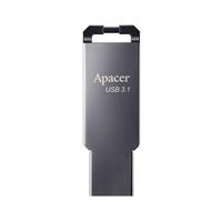 32GB USB3.1 Flash Drive Apacer "AH360", Black Nickel, Slim Metallic, Capless (AP32GAH360A-1)
