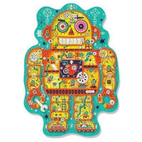 Головоломка Mideer MD3169 Puzzle cu detalii neobișnuite Fabrica de roboți, 226 elem.