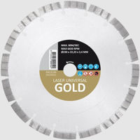 Набор головок, бит, насадок Hitachi-Hikoki CEG1253010 Disc diamantat segmentat 125*22,23*10mm Hitachi Gold Laser
