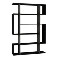 Офисный стеллаж Trendy Mito, Antracit, Mocha deschis 110x161x25cm, raft de carti