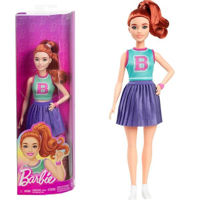 Кукла Barbie HYT90 Păpușa Barbie Fashionistă cu fustă plisată mov