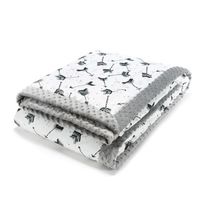 Одеяло La Millou велюр+хлопок Boho Royal Arrows / Grey 140x200 см