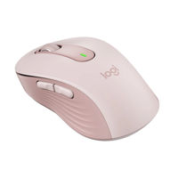 Wireless Mouse Logitech M650 L Signature, Optical, 400-4000 dpi, 5 buttons, 1xAA, 2.4GHz/BT, Rose